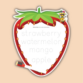 Small Strawberry Shape Whiteboard